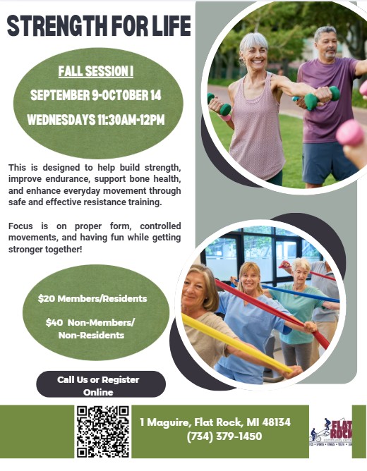 Fall 2026 Session I Strength for Life